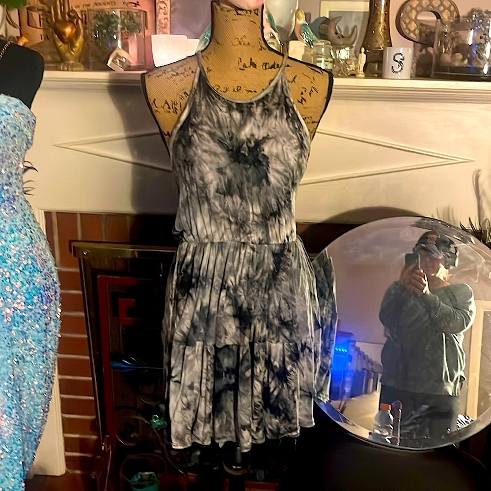 tie-dyed summer dress